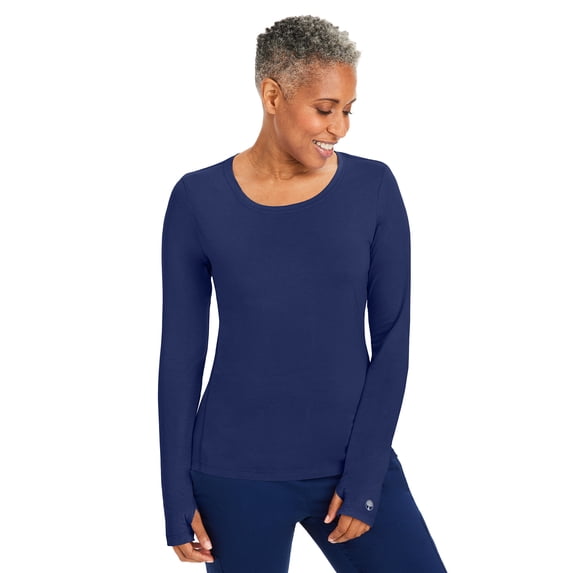 Healing Hands Knits Women's Mackenzie Tee 's Long Sleeve Medical Scrub Tee