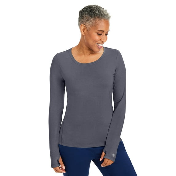 Healing Hands Knits Women's Mackenzie Tee 's Long Sleeve Medical Scrub Tee