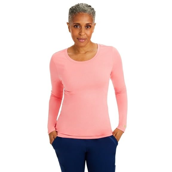 Healing Hands Women's Underscrub Soft Knit Melissa Longsleeve Scrub Tee with Breathable & Easy Care Fabric 5047