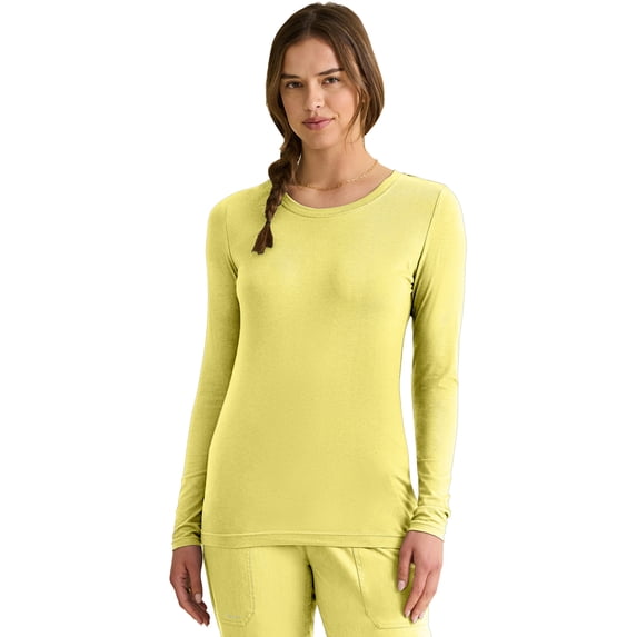 Healing Hands Women's Underscrub Soft Knit Melissa Longsleeve Scrub Tee with Breathable & Easy Care Fabric 5047
