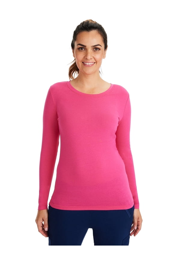 Women's Underscrub Soft Knit Melissa Longsleeve Scrub Tee with Breathable & Easy Care Fabric 5047