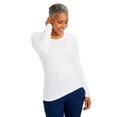 thumbnail image 1 of Healing Hands Women's Underscrub Soft Knit Melissa Longsleeve Scrub Tee with Breathable & Easy Care Fabric 5047, 1 of 7