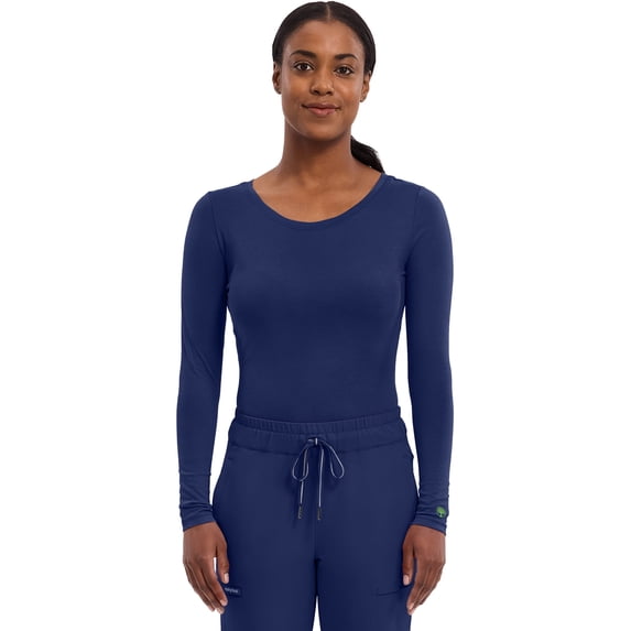 Healing Hands Women's Underscrub Soft Knit Melissa Longsleeve Scrub Tee with Breathable & Easy Care Fabric 5047