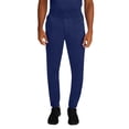 thumbnail image 1 of Healing Hands Purple Label Dante Men's Scrub Jogger Pants with 4 Pockets Navy L, 1 of 6