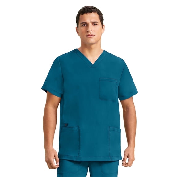 Healing Hands Purple Label - Men's Jake Top 's Three Pocket V-Neck Scrub Top
