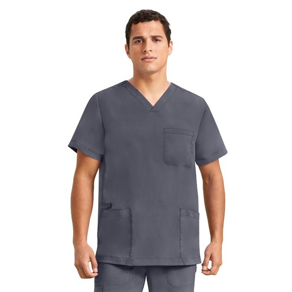Healing Hands Purple Label - Men's Jake Top 's Three Pocket V-Neck Scrub Top