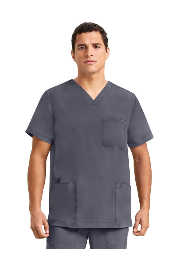 Purple Label - Men's Jake Top 's Three Pocket V-Neck Scrub Top