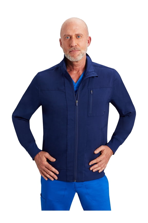 Purple Label - Men's Jonathan Jacket 's Six Pocket Scrub Jacket
