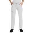 thumbnail image 1 of Healing Hands Purple Label Scrub Pants for Women Drawstring with 6 Pockets White L, 1 of 7