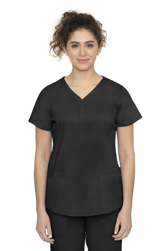 Purple Label Women's Jane 2-Pocket Scrub Top