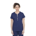 thumbnail image 1 of Healing Hands Purple Label Women's Jean 2-Pocket Scrub Top, 1 of 6
