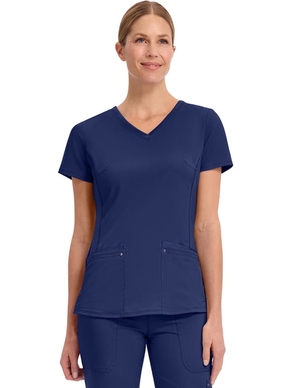 Purple Label Women's Juliet 2-Pocket Scrub Top