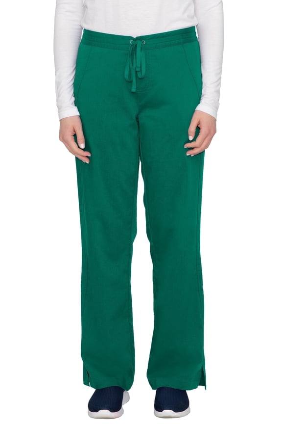 Healing Hand Taylor Women's Pants Mid Rise with 2 pockets & Back Elastic Waistband 9095