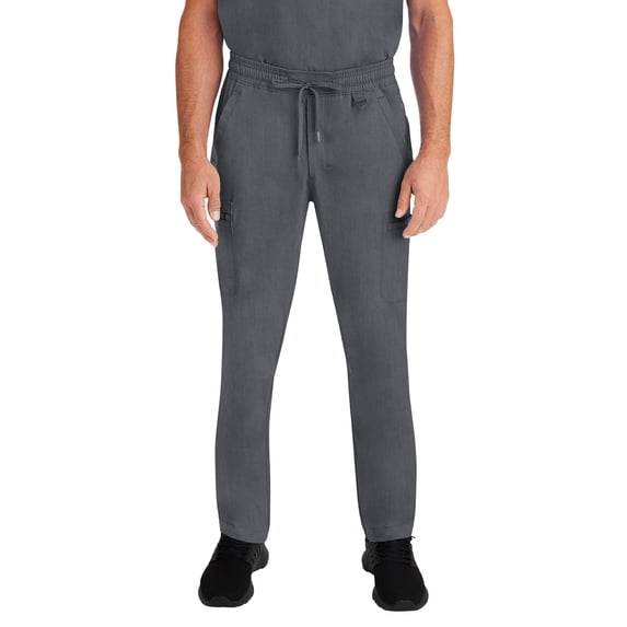 Healing Hands Purple Label Scrub Pants for Men with 6 Pockets Heather Gray L