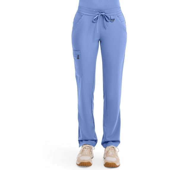 Healing Hands Scrub Pants for Women Tamara Pant with 6 Pockets, Reversible Drawstring, and 2-Way Stretch Fabric 9181, 2XL, Ceil