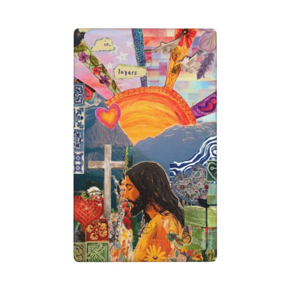 Healing Happens In Layers Decorative Blank Wall Plate Cover, Polycarbonate Switch Plate