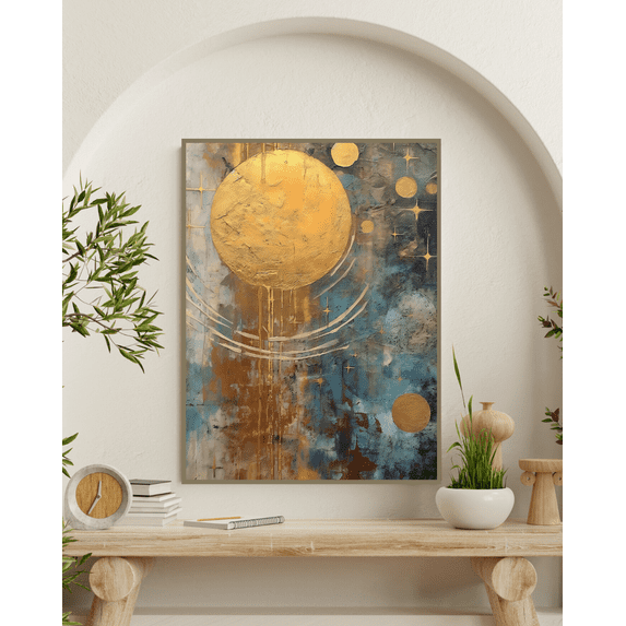Healing Heat - Sun Canvas Wall Art
