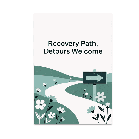 Healing Journey Decor - Mental Health Advocate - 13x19 Poster Print