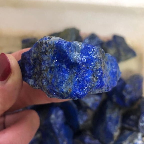 Healing Lapis Lazuli Natural Crystals Raw Rough Stones For Cabbing Tumbling