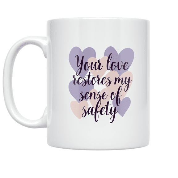 Healing Love Design - Relationship Connection - 11 oz Ceramic Coffee Mug