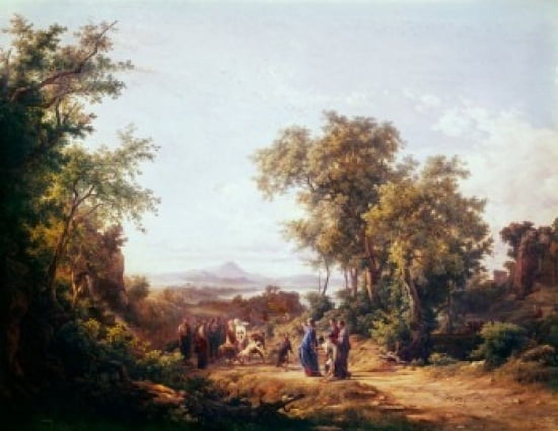 Healing Of The Epileptic  Carlos Marko (1805-1871 Hungarian) Canvas Art - Carlos Marko (24 x 36)