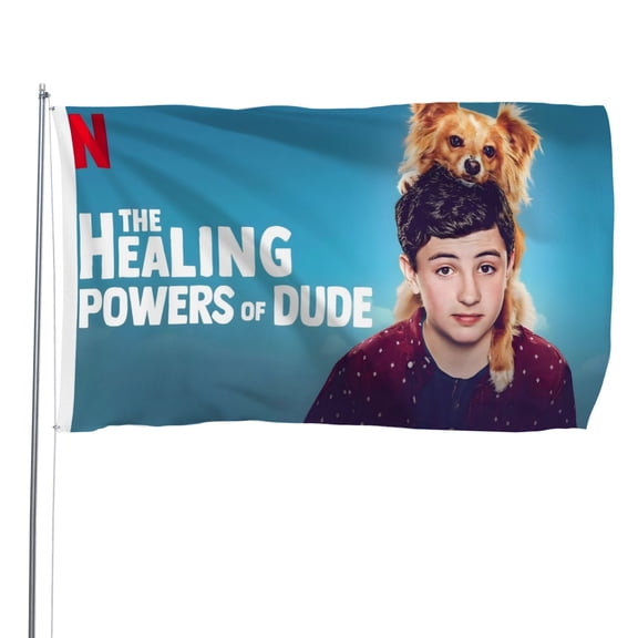 Healing Powers of Dude-themed Printed Flag Perfect gift for fans, friends, and family members, and suitable for indoor and outdoor activities, party decorations.16"x24" (40cm60cm)