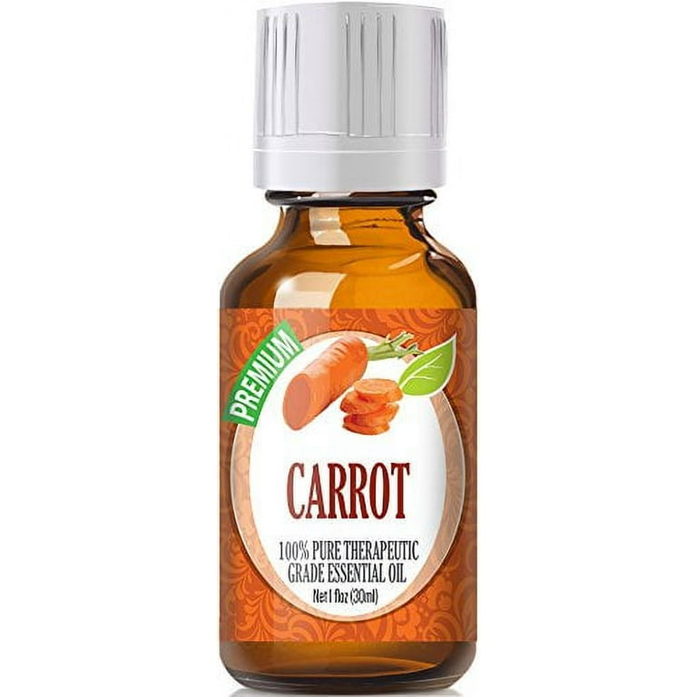Carrot Seed Oil 100 % Natural Cold Pressed Carrier Oil. 0.33 Fl.oz.- 10 ml. Skin