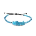 thumbnail image 1 of Healing Tumbled Chip Stone Seed Beaded String Adjustable Pull Tie Bracelet - Handmade Jewelry Boho Accessories, 1 of 1