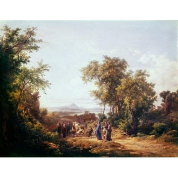 Healing of the Epileptic Carlos Marko 1805-1871 Hungarian Poster Print - 18 x 24 in.