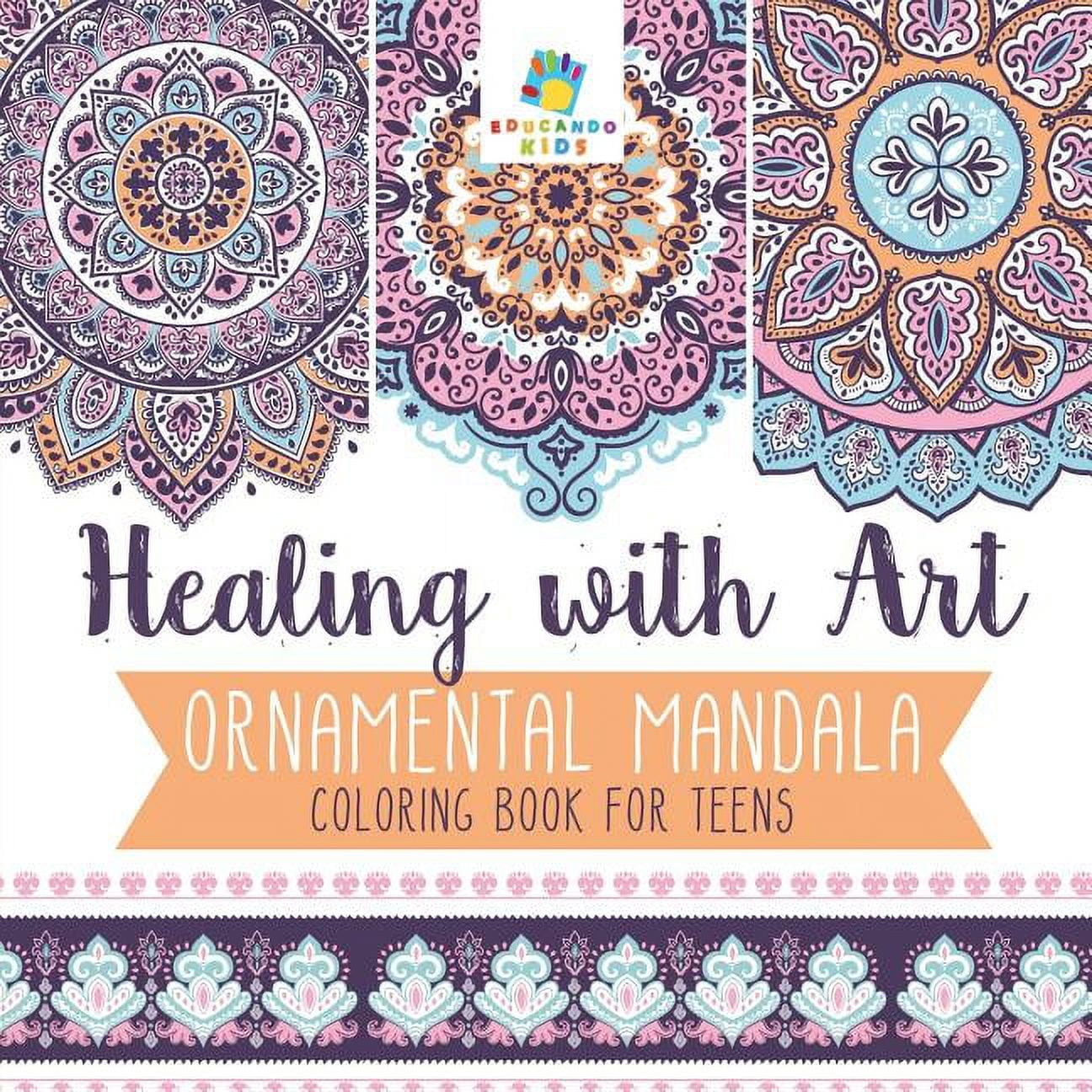 Color by Number Dazzling Patterns - Anti Anxiety Coloring Book for