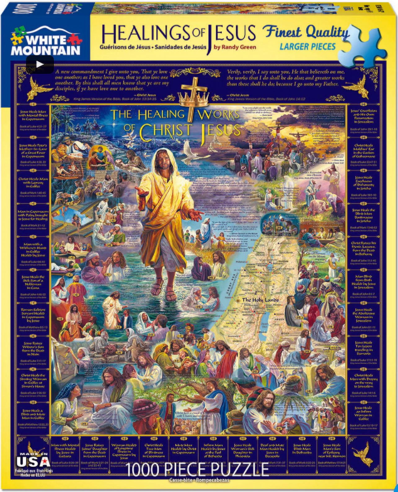 Healings of Jesus - 1000 Piece Jigsaw Puzzle