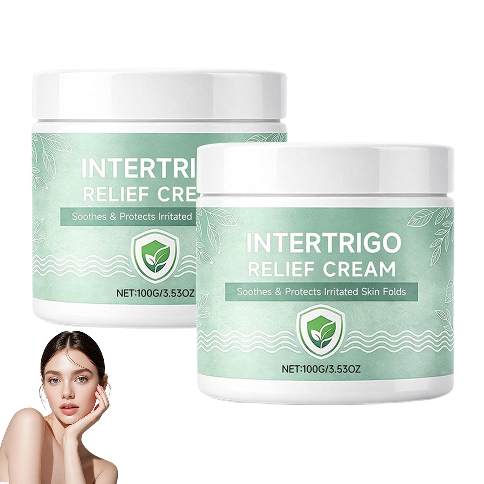 Healora Intertrigo Cream – Skin Fold Barrier Cream, Gentle Moisture Care for Friction-Prone Areas, Fast-Drying Non-Greasy Formula(2PCS)