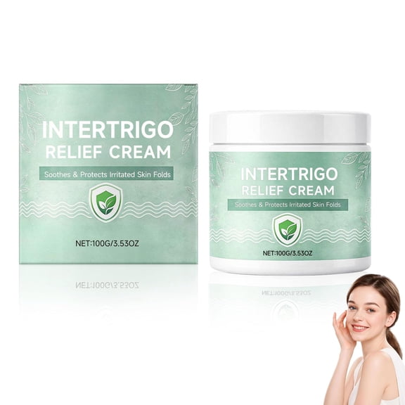 Intertrigo Cream – Skin Fold Barrier Cream, Gentle Moisture Care for Friction-Prone Areas, Lightweight Fast-Drying Non-Greasy Formula(1PC)