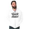 thumbnail image 1 of Health Addict Vegetarian Vegan Diet Zip Up Hoodie Men's Women's Brisco Brands L, 1 of 5