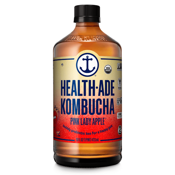 Health-Ade Pink Lady Apple Kombucha, 16 fl oz