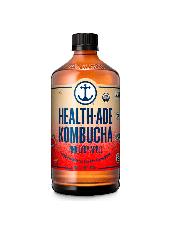Health-Ade Probiotic Kombucha Tea, Pink Lady Apple, 16 fl oz