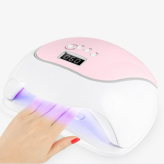 Health Beauty, Hair Nail Art Kits Nail Lamp, Polish LED Light Nail Art Tools Accessories For All Gel Polish,Nail Light -Fast Curing (120W) Nail Dryer Gel Nail Pink