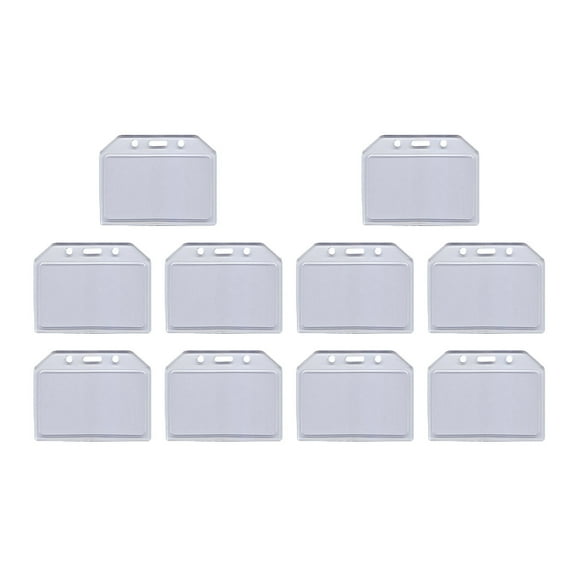 Health Card Protective Case 4X3Inch Transparent Pvc Soft Card Holder Waterproof Id Badge Sleeve Business Card Protector Office office Supplies, 10 Pc Bundle
