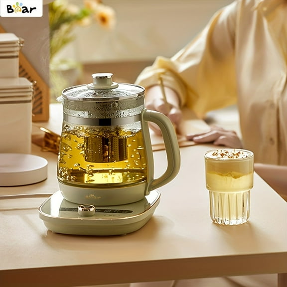 Health-Care Beverage Tea Maker and Kettle, 9-in-1 Programmable Brew Cooker Master, 1.5 L, Spruce Blue