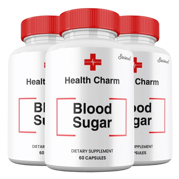 Health Charm Blood Capsules, HealthCharm Pills, All Natural Supplement, Premium Ingredients Blood Support Max Strength (3 Pack)