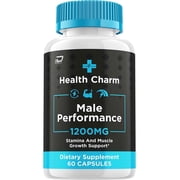 Health Charm for Men Capsules   HealthCharm Overall Health and Energy, Official Formula, Health Charm, All Natural Support Formula, 60 Capsules