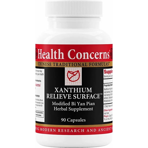Health Concerns - Xanthium Relieve Surface - Sinus Support - 90 Capsules