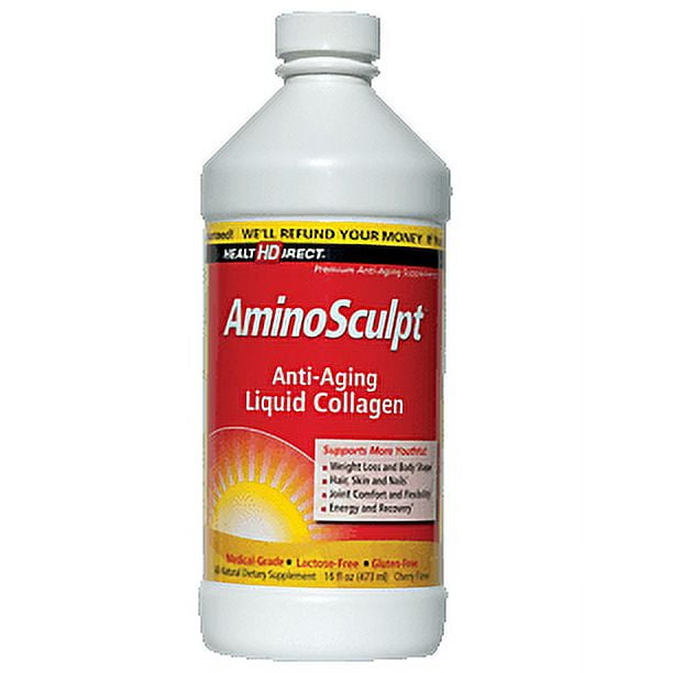 Health Direct Aminosculpt AntiAging Liquid Collagen 16 Fluid Ounces