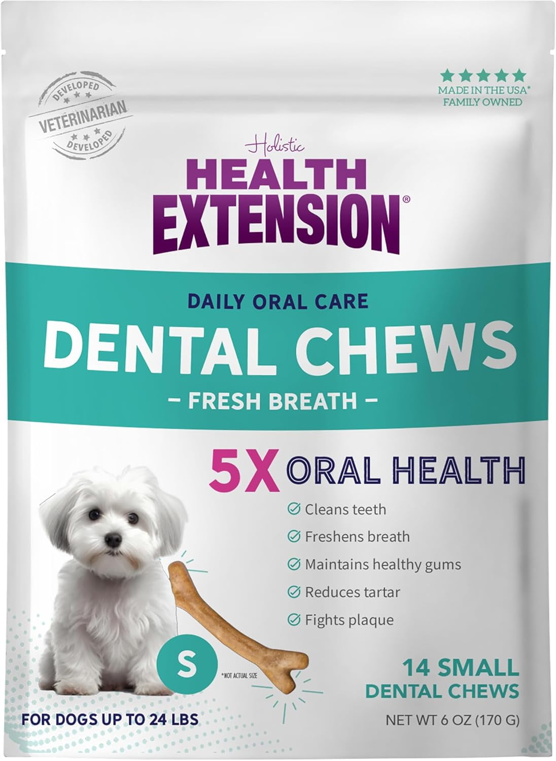 Health Extension Dental Bones Fresh Breath Dog Treat