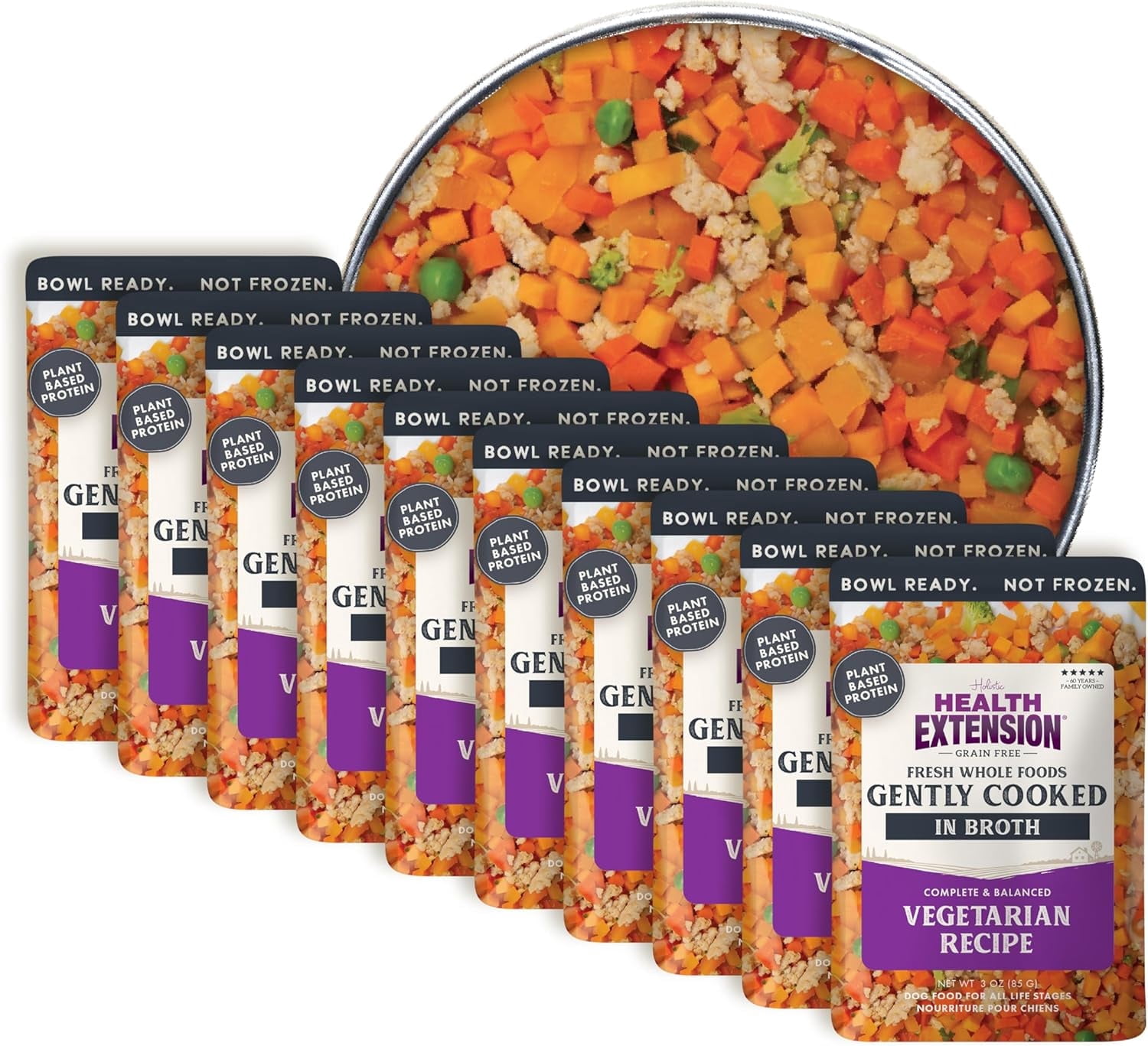 Health Extension Gently Cooked Grain Free Vegetarian Recipe Wet Dog ...
