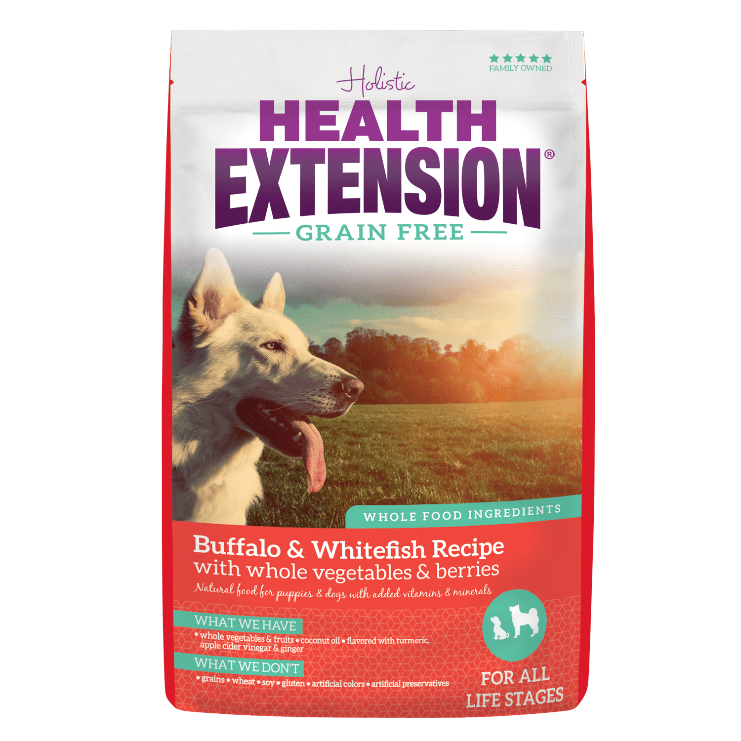 Holistic Health Extension Grain Free Buffalo Whitefish Chickpea