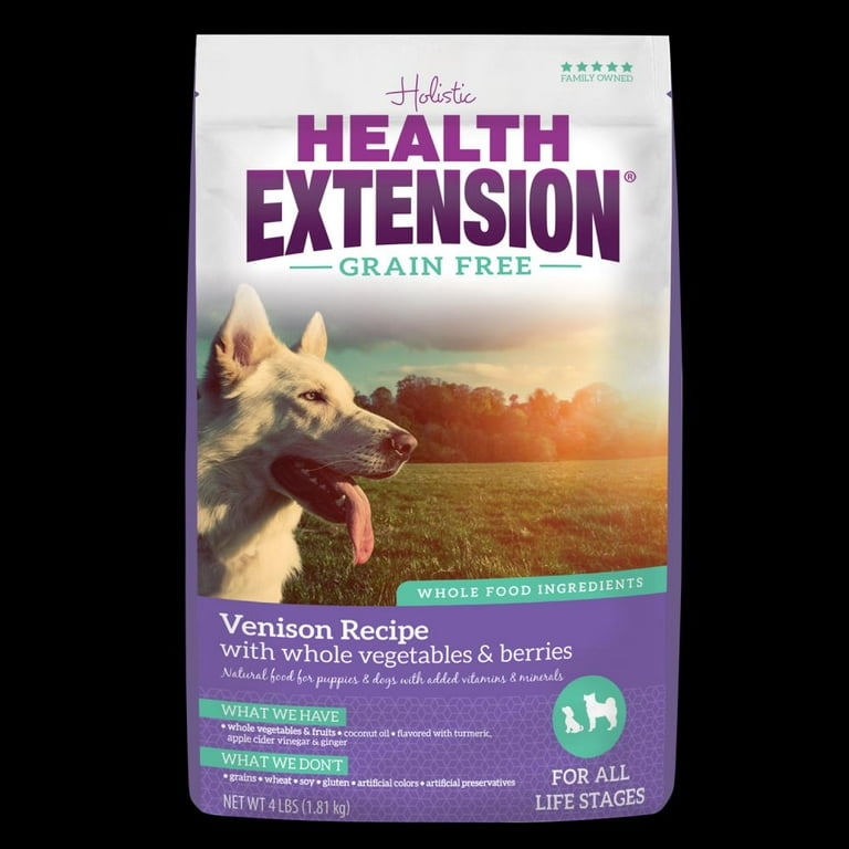 Health Extension Grain Free Venison Recipe Dry Dog Food 23.5