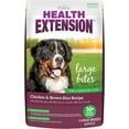 thumbnail image 1 of Health Extension Large Bites Dry Dog Food Chicken & Brown Rice Recipe (15 Lb) | Large Breed Adult | Added Vitamins & Minerals | For Sensitive Stomachs, 1 of 10
