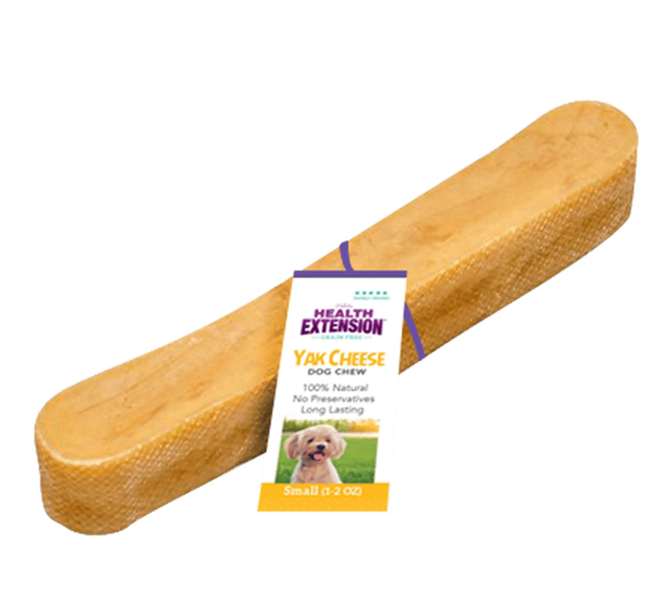 Health Extension Large Yak Cheese Chew Long-lasting Chew | Training Treat | Non GMO | Hard Dog Chew | Ideal and Stomach Safe | Healthy Gums