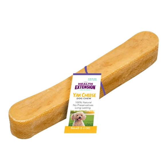 Health Extension Large Yak Cheese Chew Long-lasting Chew | Training Treat | Non GMO | Hard Dog Chew | Ideal and Stomach Safe | Healthy Gums